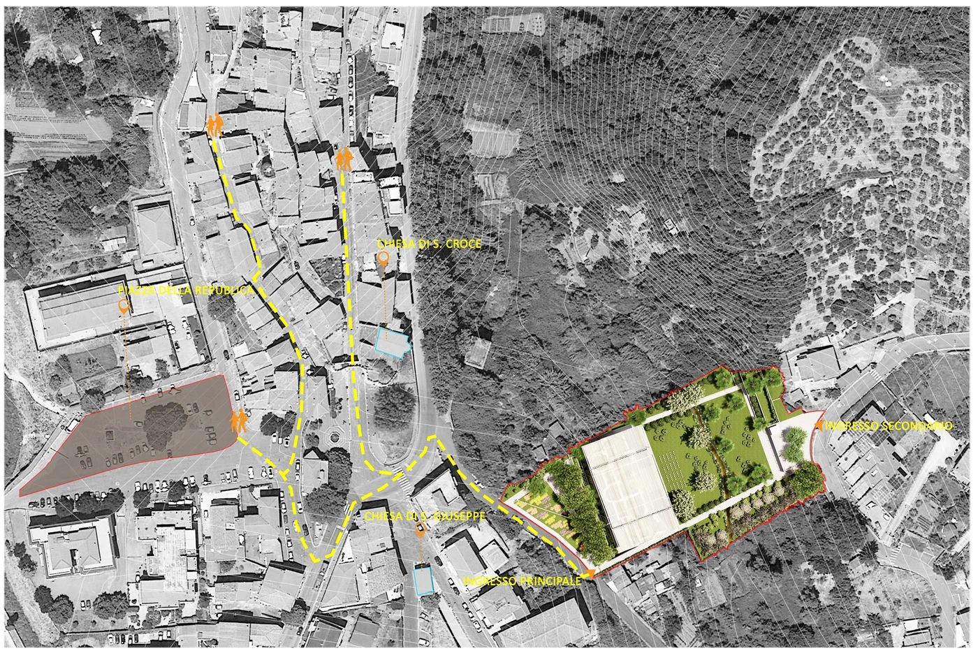 Urban connections and the project masterplan