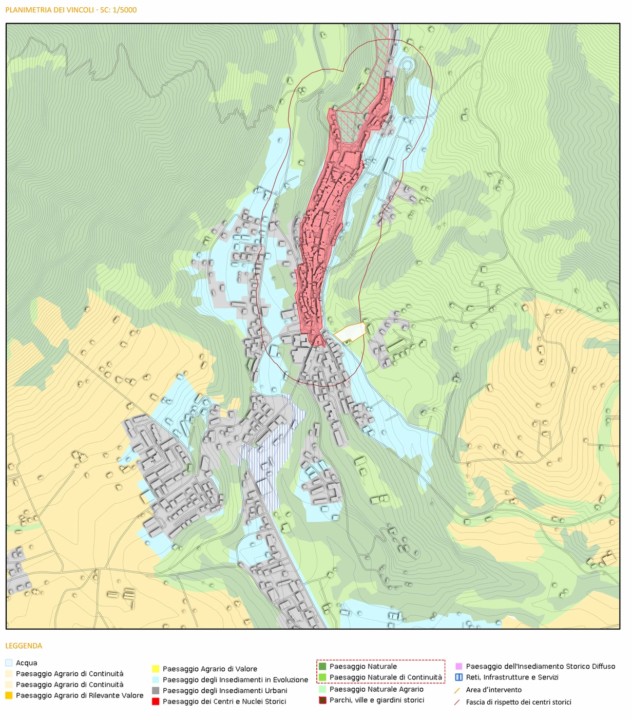 Land cover and vegetation — map and key