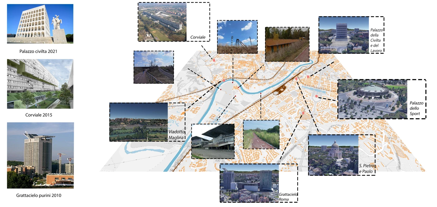 Connections and surrounding places