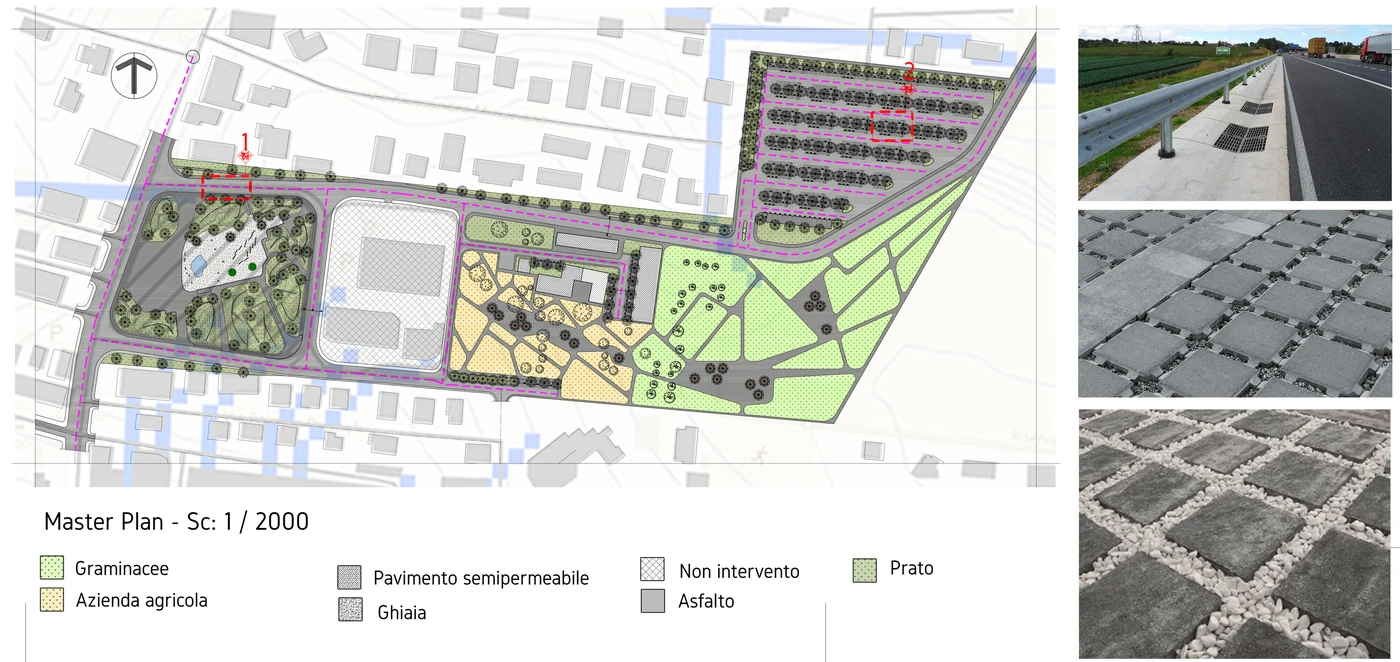 Street masterplan and surface strategy