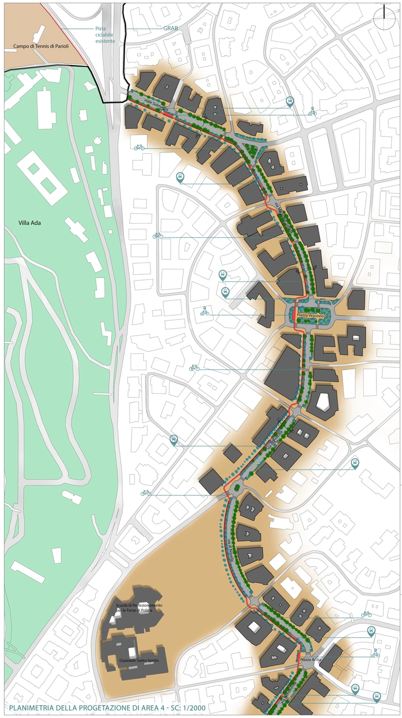 Detailed route plan
