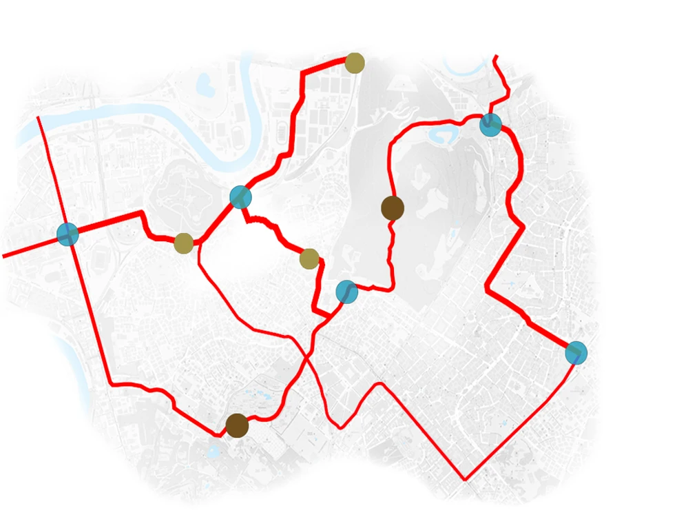 Route connections — concept