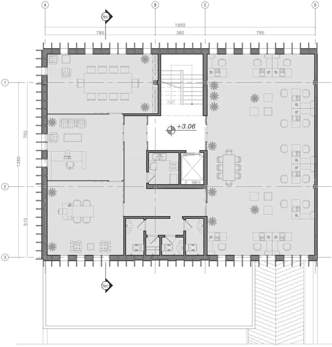 Floor plan — level 1