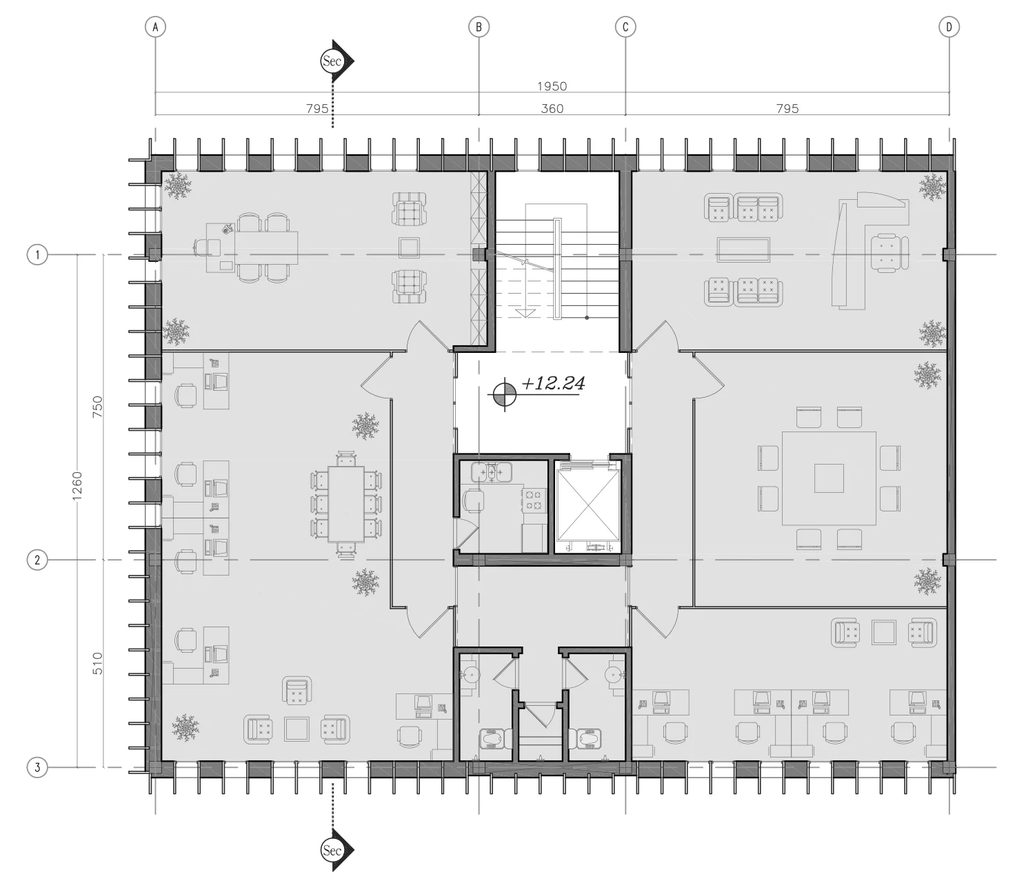 Floor plan — level 4