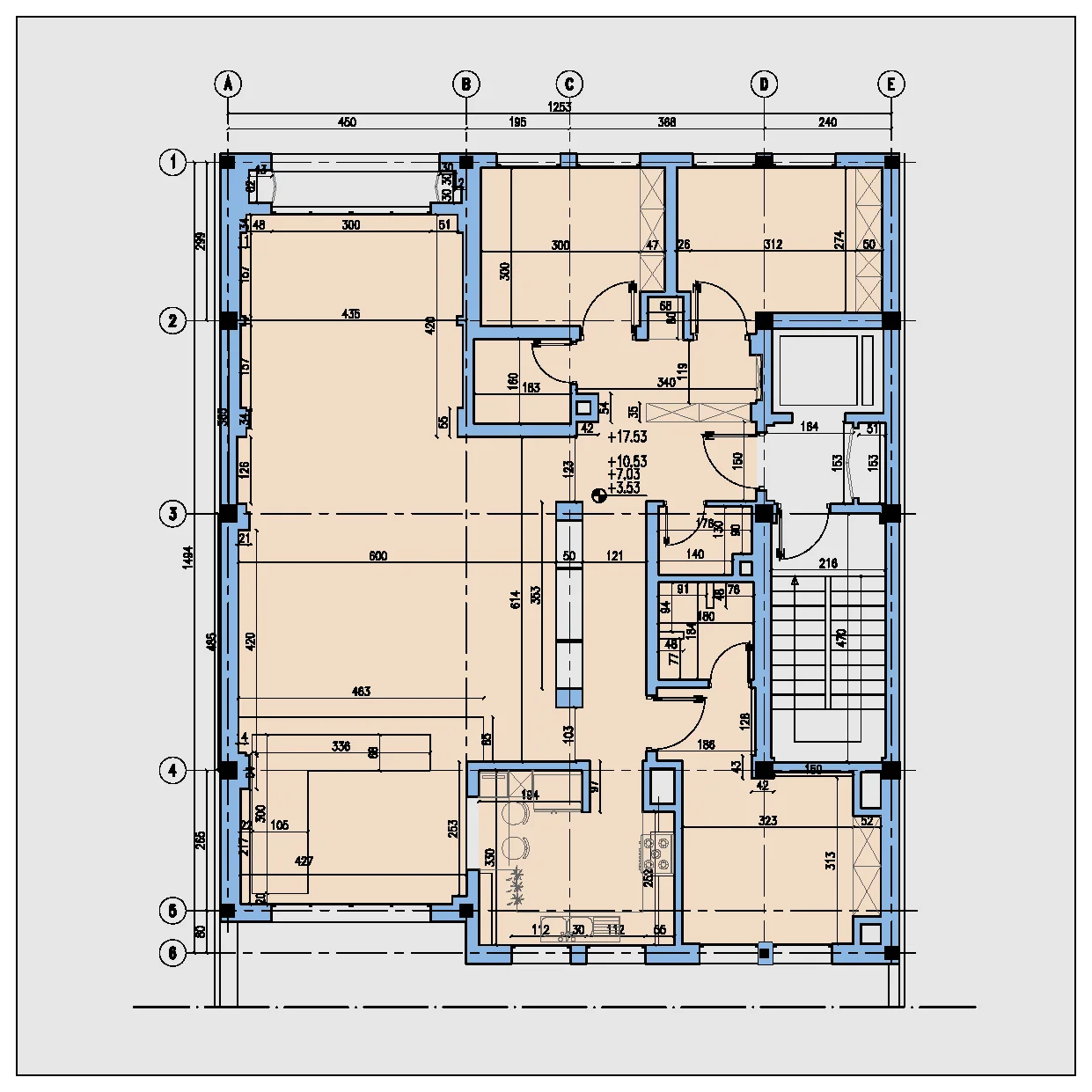 Typical-floor plan