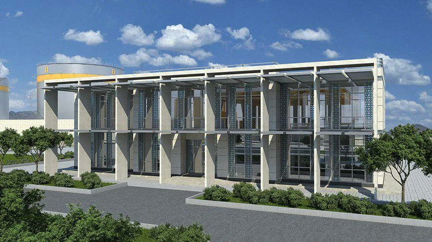 Kahnouj Power Plant Buildings