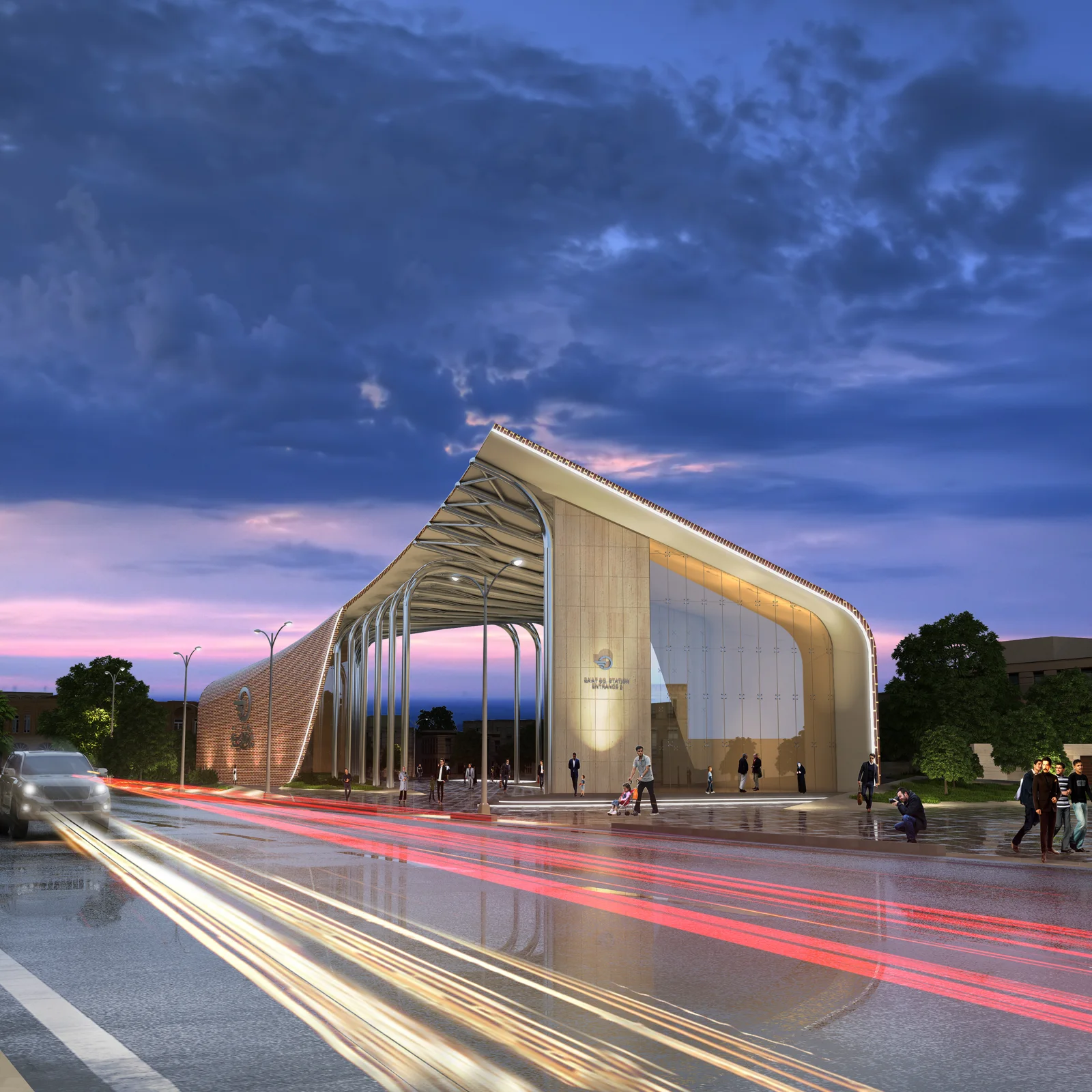 Tabriz Metro / Entrance 11