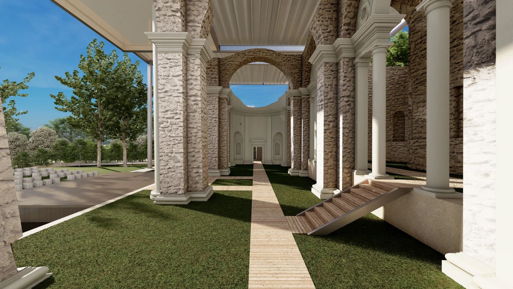 Ninfeo Bramante / Theatre & Public Garden
