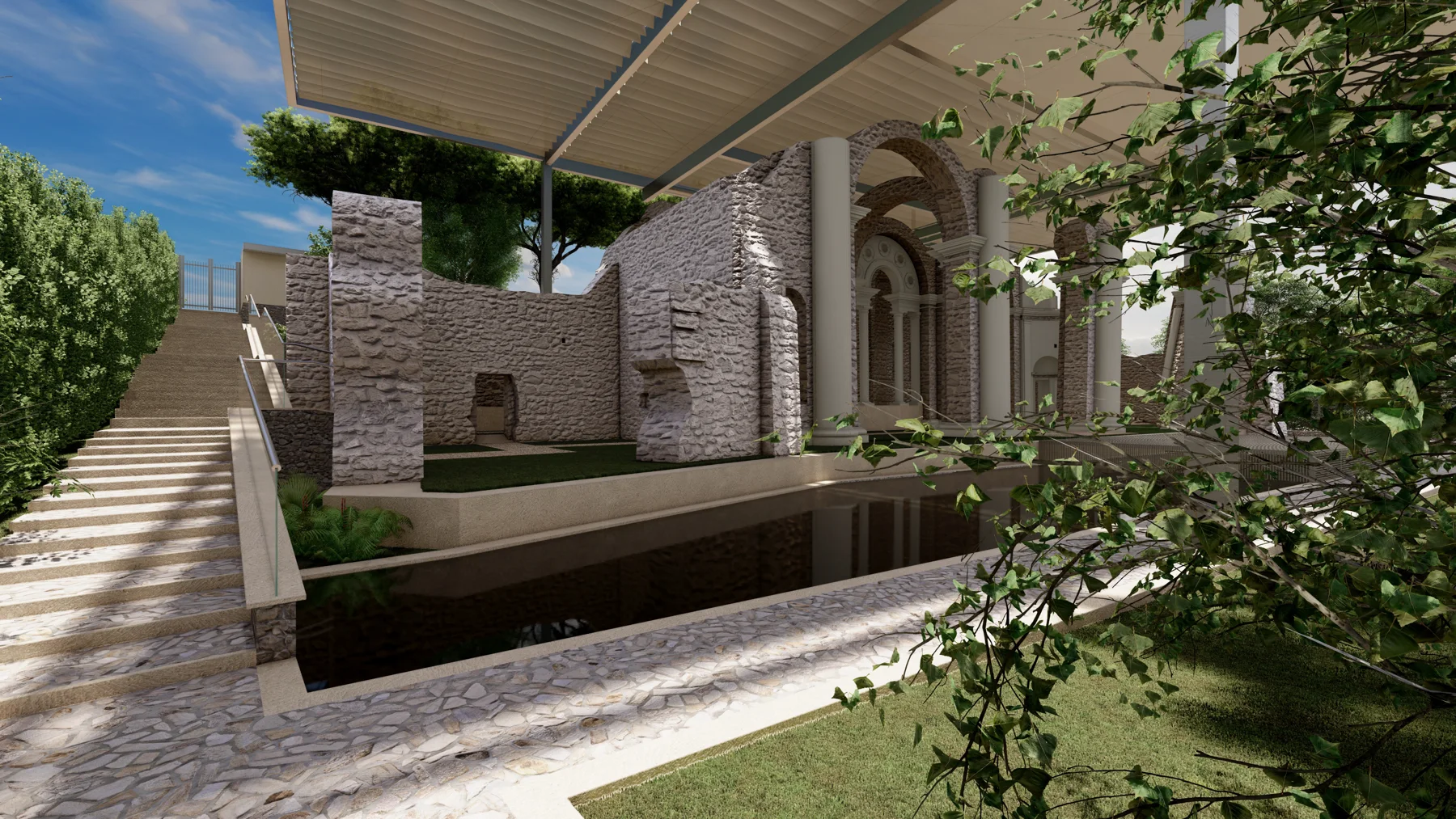 Ninfeo Bramante / Theatre & Public Garden