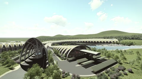 Amol Tourism Centre — Site & landscape