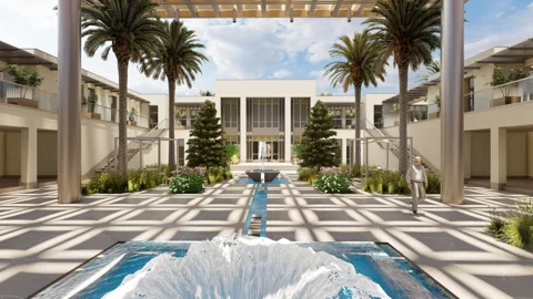 House of the Future — Courtyard