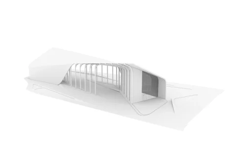 Tabriz Metro / Entrance 11 — Volume study